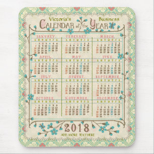 2018 Calendar (See Description for New Version) Mouse Pad