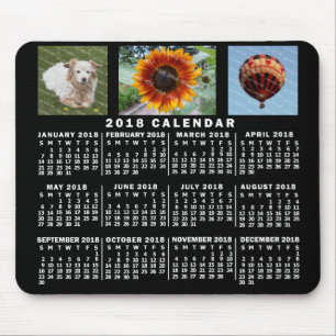 2018 Calendar (See Description for New Version) Mouse Pad