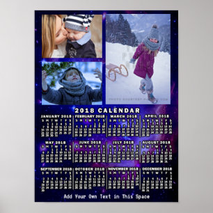 2018 Calendar (See Description for New Version) Poster