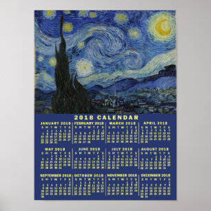 2018 Calendar (See Description for New Version)  Poster