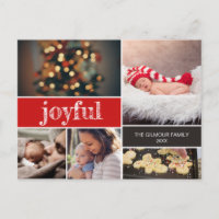 2018 Christmas Baby birth announcement Thank You