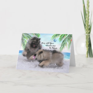 2018 Collectors Keeshond Christmas Card #2