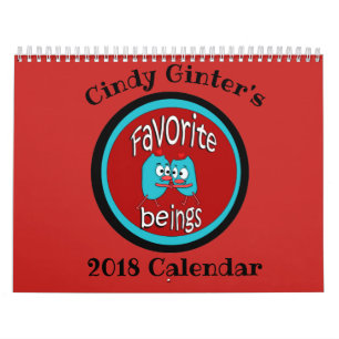 2018 Favourite Beings Autism Charity Calendar