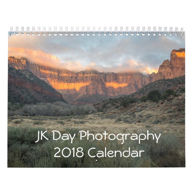 2018 fine art nature photograph calendar (Cover)