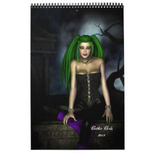 2018 Gothic Girls Calendar