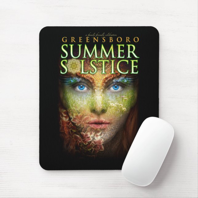 2018 Greensboro Summer Solstice Festival Keepsake Mouse Pad (With Mouse)