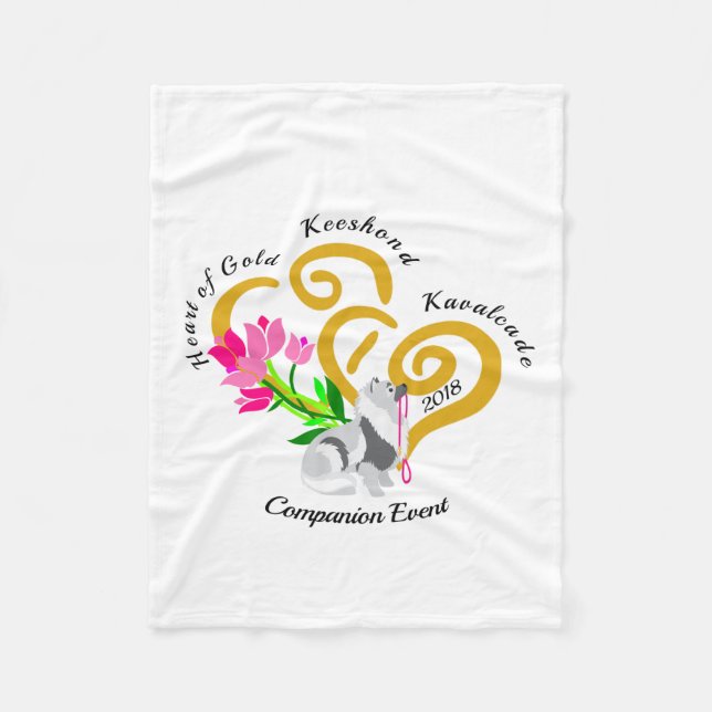 2018 KCA Kavalcade Small Fleece Blanket (Front)
