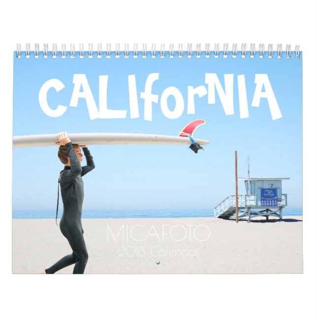 2018 MICAFOTO Calendar "CALIforNIA" US ver. (Cover)