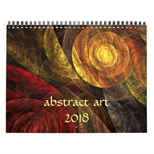 2018 Modern Abstract Art Calendar
