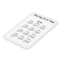 2018 One Day At A Time Smoke Calendar by Janz