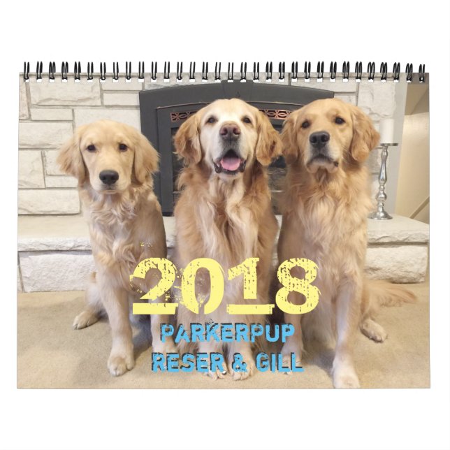 2018 ParkerPup Calendar (Cover)