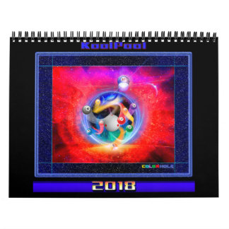 2018 Pool & Billiard Abstract Calendar