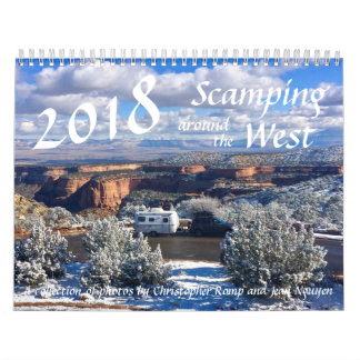 2018 Scamping Around The West Calendar