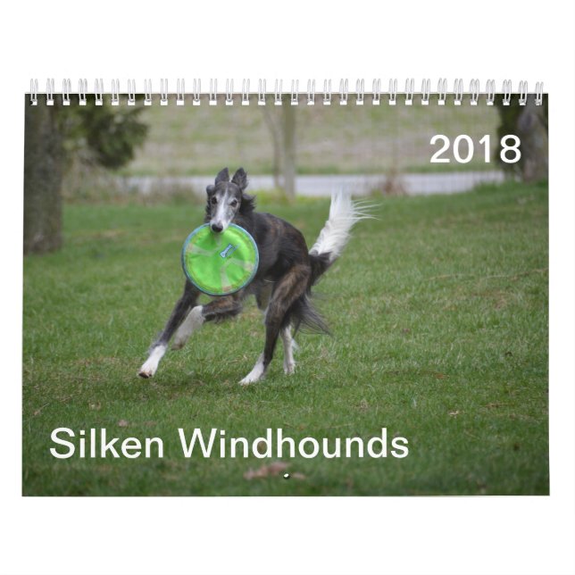 2018 Silken Windhounds (In Action) Calendar (Cover)