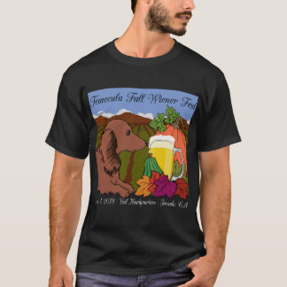 2018 Temecula Fall Wiener Fest T-shirt on black