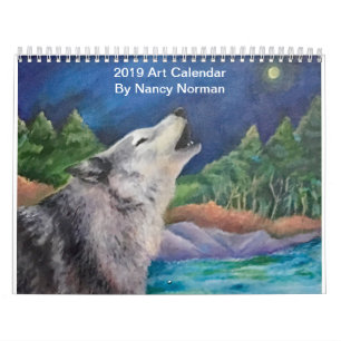 2019 Art Calendar by Nancy Norman