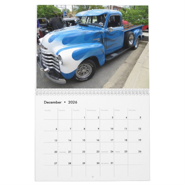 2019 Automotive Calendar (Dec 2026)