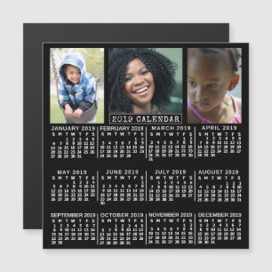 2019 Calendar (See Description for New Version)  Magnetic Invitation