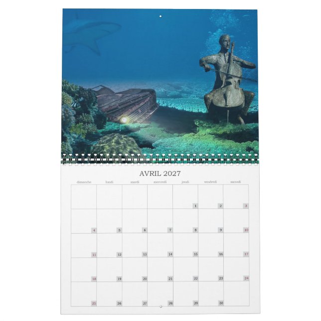 2019 Cello Calendar (Apr 2027)