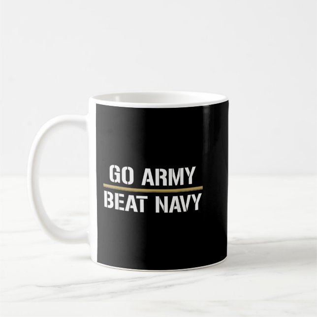 2019 Go Army! Beat Navy! Make it 4 in a Row Coffee Mug (Left)