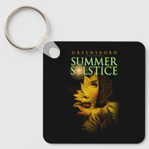 2019 Greensboro Summer Solstice Festival Keepsake Key Ring