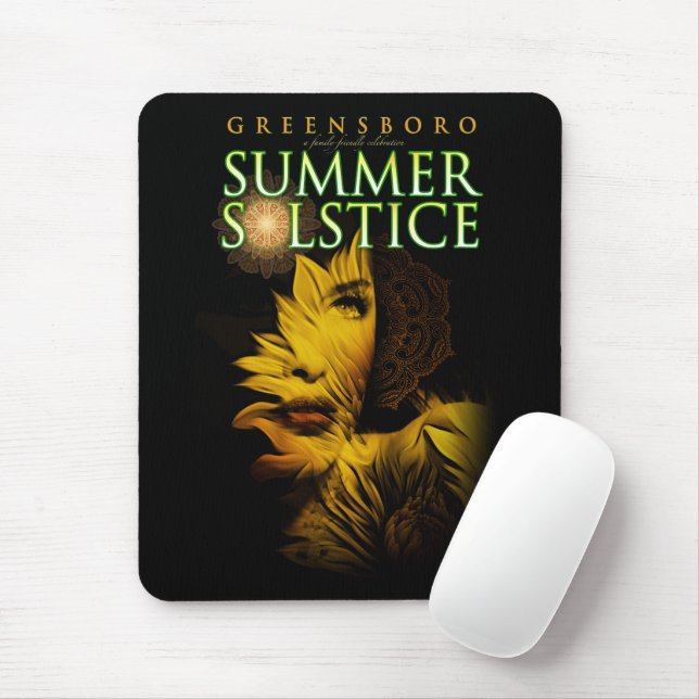 2019 Greensboro Summer Solstice Festival Keepsake Mouse Pad (With Mouse)
