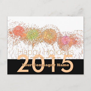 2019 happy Holidays Custom Corporate Postcard