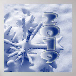 2019 in the new snow poster