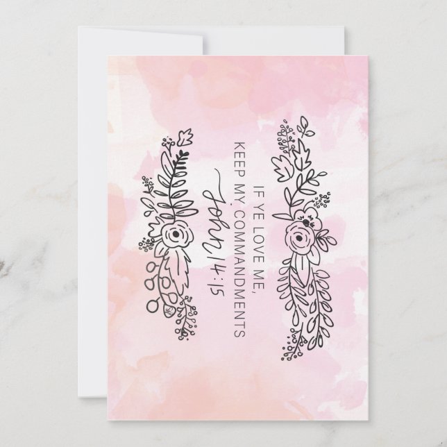 2019 LDS Mutual Theme for Youth Card (Front)