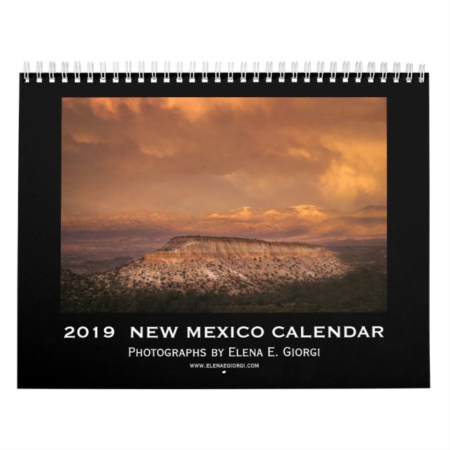 2019 New Mexico Calendar (Cover)