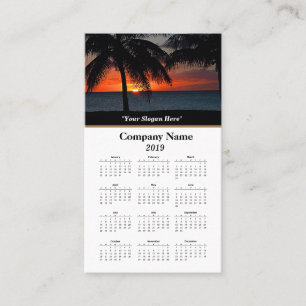 2019 Personalised Photo Calendars Business Card