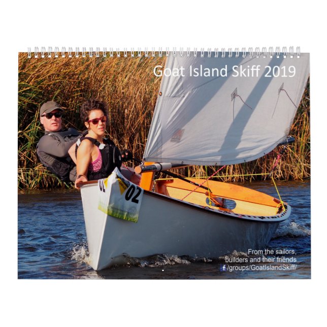 2019 Sail Boat Photo Calendar - Goat Island Skiffs (Cover)
