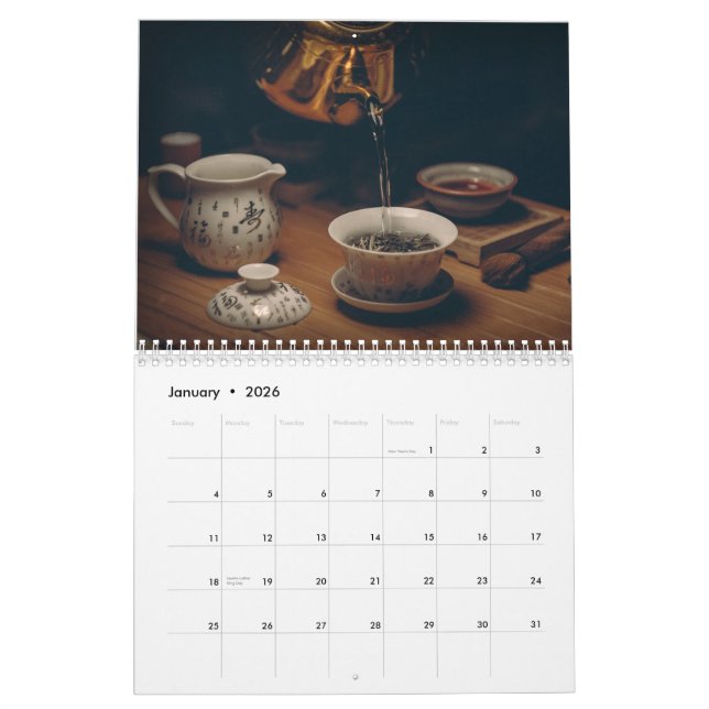2019 Teatime Calendar (Jan 2026)