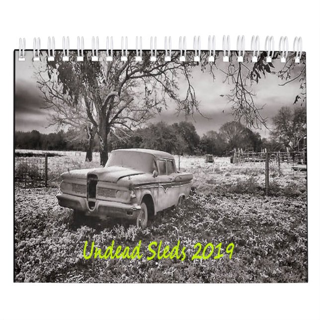 2019 Undead Sleds Calendar (Cover)