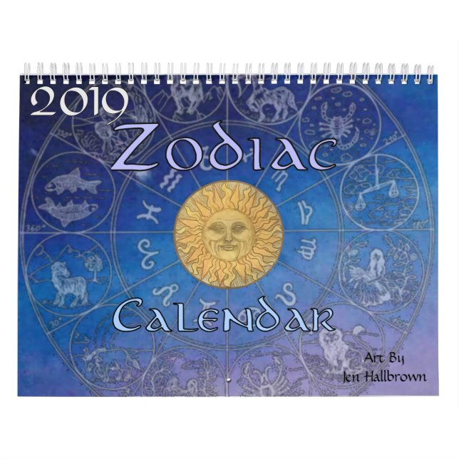 2019 Zodiac Calendar (Cover)