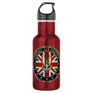 [201] Special Air Service (SAS) Badge [3D] 532 Ml Water Bottle