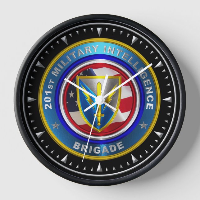 201st    Military Intelligence Brigade Clock (Front)