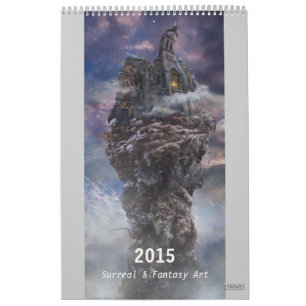 201X Digital Surreal & Fantasy Art - Wall Calendar