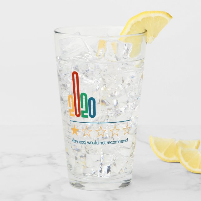 2020 1 Star Would Not Recommend New Year Glass (Back Ice)