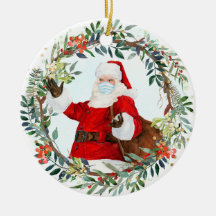 2020 A Year To Remember Santa With Face Mask