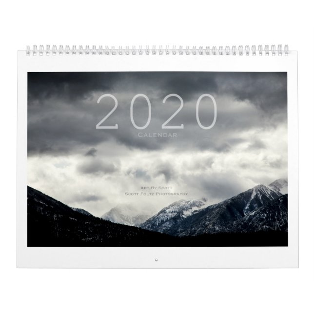 2020 Art By Scott Landscape Calendar (Cover)