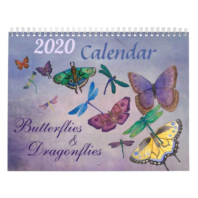 2020 Butterflies & Dragonflies Calendar (Cover)