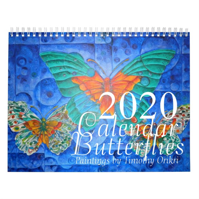 2020 Butterfly  Calendar (Cover)