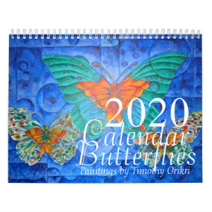 2020 Butterfly Calendar