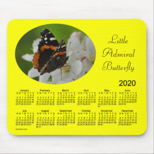2020 Butterfly Calendar by Janz Mouse Pad