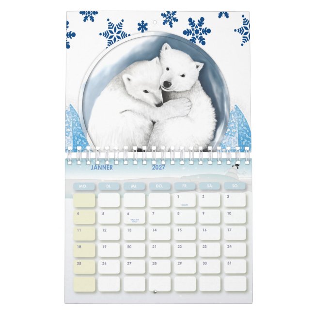 2020 Calendar German (Jan 2027)