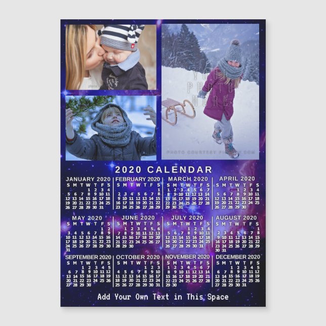 2020 Calendar (See Description for New Version) (Front)