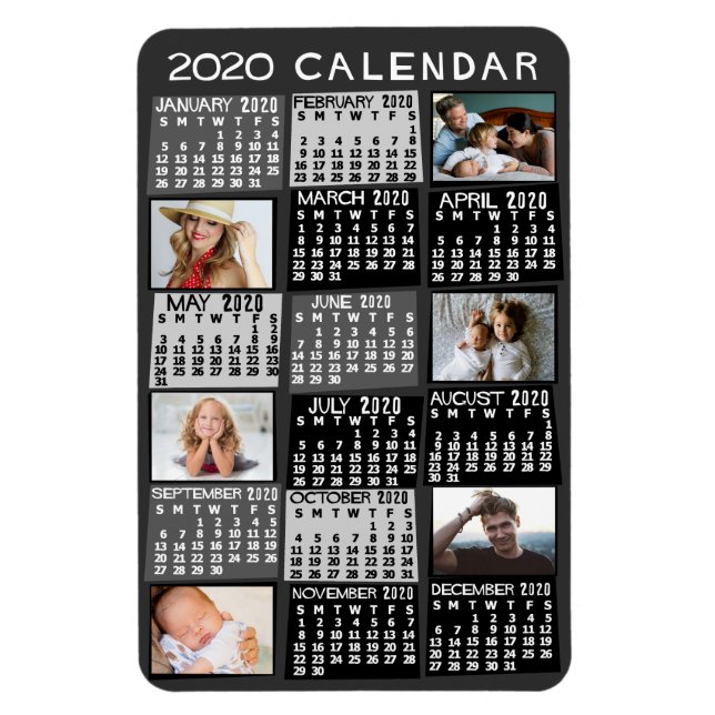 2020 Calendar (See Description for New Version)  Magnet (Vertical)