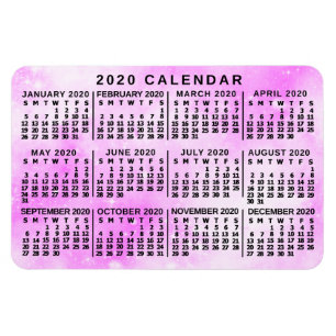 2020 Calendar (See Description for New Version) Magnet