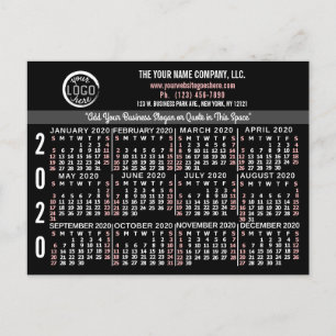 2020 Calendar (See Description for New Version) Postcard